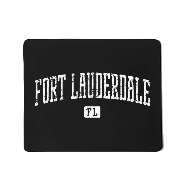 Fort Lauderdale Fl Vintage City Mousepad