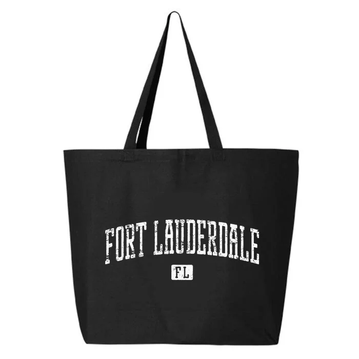 Fort Lauderdale Fl Vintage City 25L Jumbo Tote