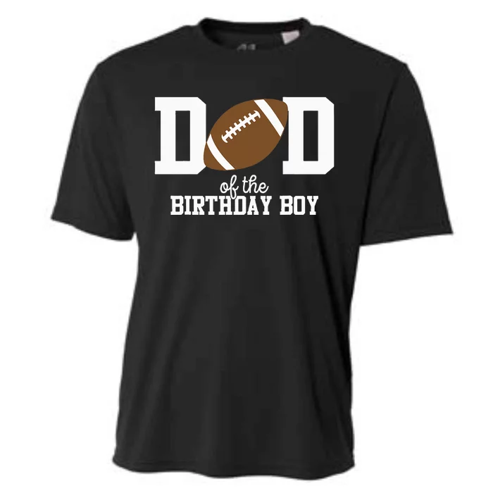 Football Lover's First Birthday Party Dad's Edition Cooling Performance Crew T-Shirt