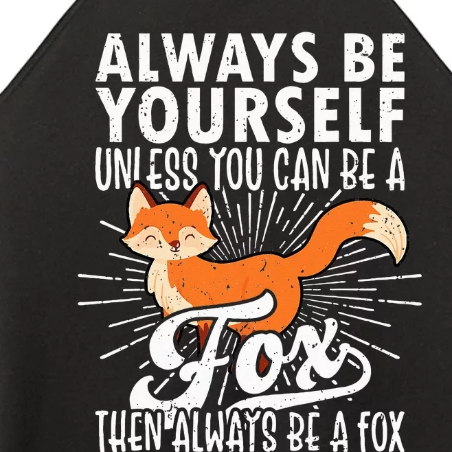 Fox Lover Funny Fox Tee Fox Gifts Fox Women’s Perfect Tri Rocker Tank