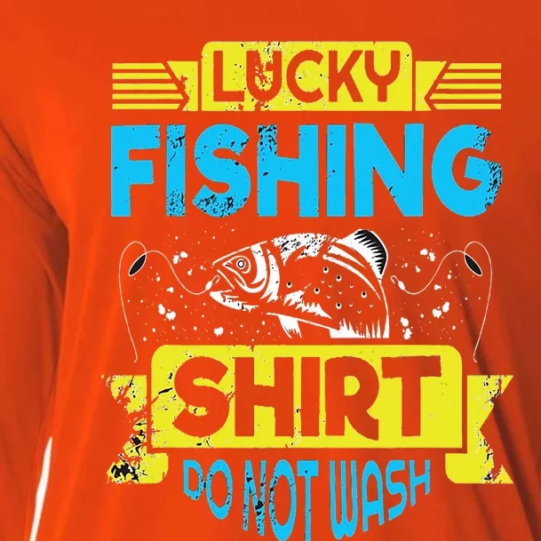 Funny Lucky Fishing Do Not Wash It Funny Fhishing Cooling Performance Long Sleeve Crew