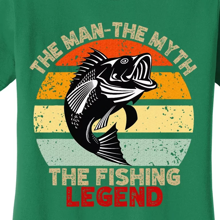 Fishing Legend Funny Freshwater Fish Lover Retirement Gift Women's T-Shirt