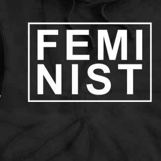 Feminist Logo Tie Dye Hoodie