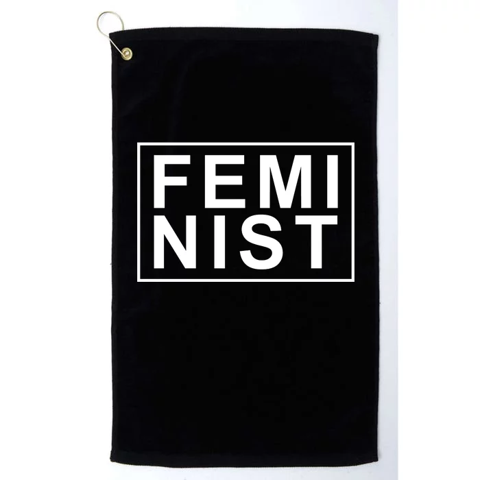 Feminist Logo Platinum Collection Golf Towel