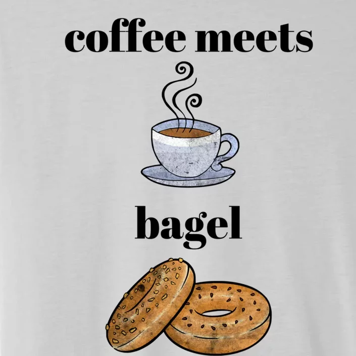 Food Lover Funny Coffee Meets Bagels Foodie Breakfast Design Gift ChromaSoft Performance T-Shirt