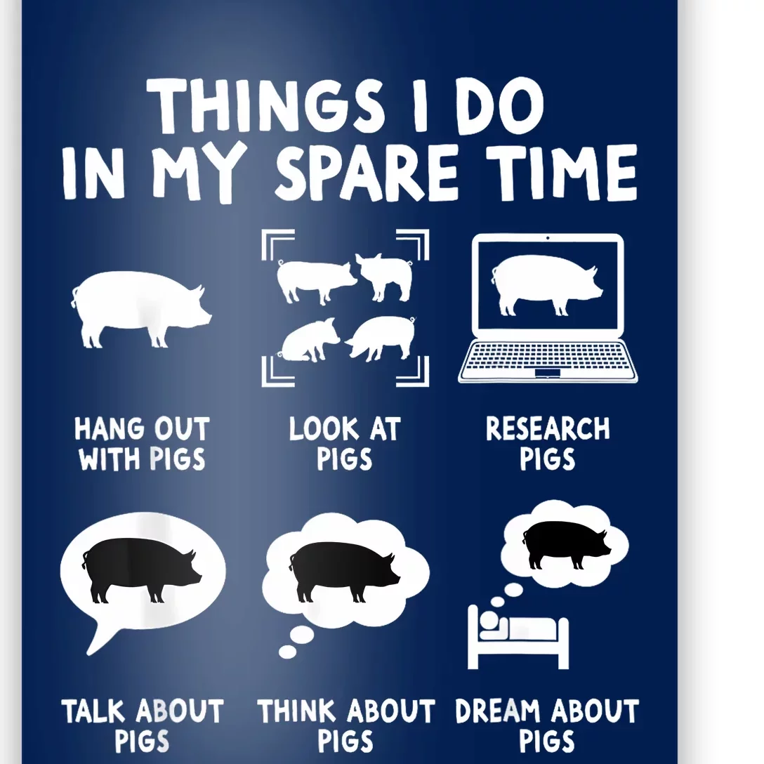 Farm Life Farming Pig Lover Fun Pig Owner And Animal Lover Poster