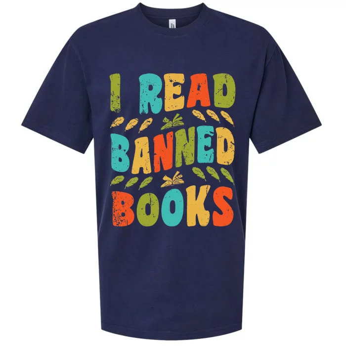 Funny Librarian Freedom Reader Grunge I Read Banned Books Sueded Cloud Jersey T-Shirt