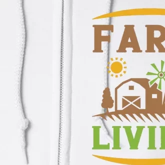 Farm Living Full Zip Hoodie