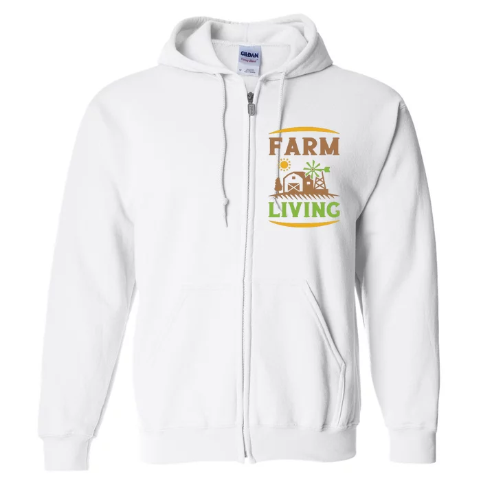 Farm Living Full Zip Hoodie