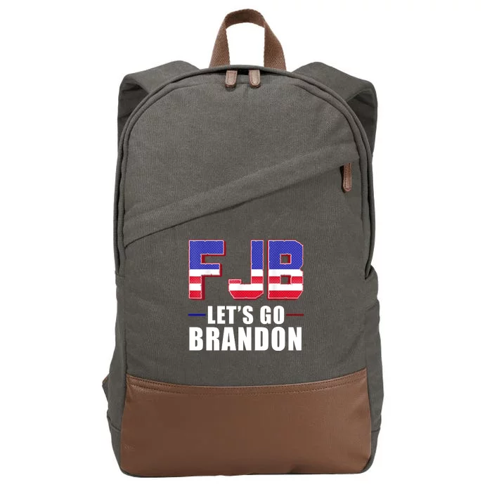 FJB Let's Go Brandon Cotton Canvas Backpack