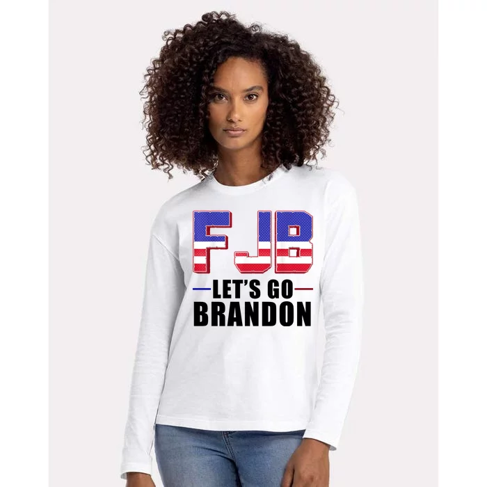 FJB Let's Go Brandon Womens Cotton Relaxed Long Sleeve T-Shirt