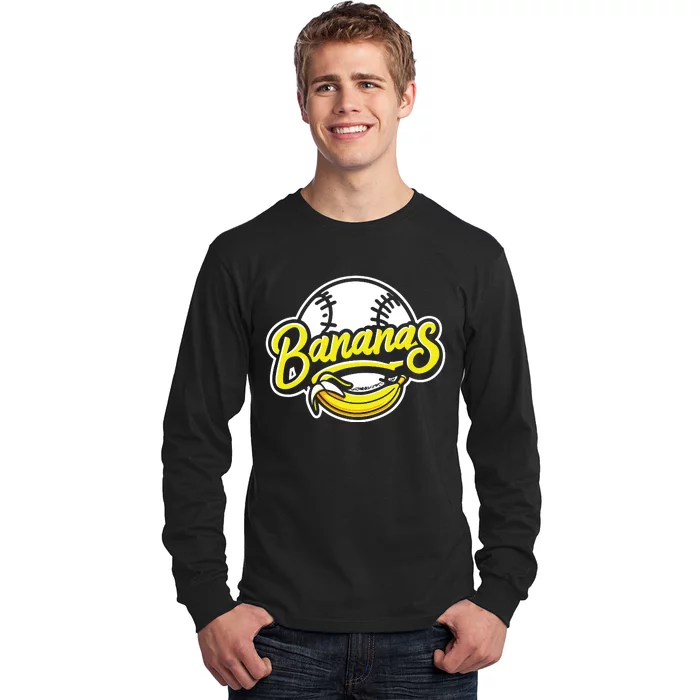 Funny Lets Go Bananas Long Sleeve Shirt