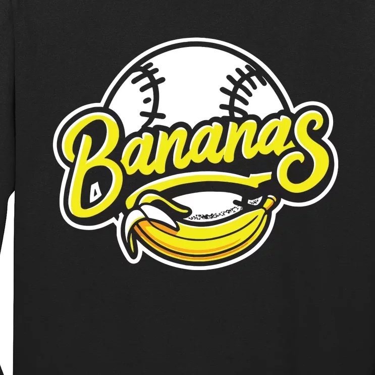 Funny Lets Go Bananas Long Sleeve Shirt