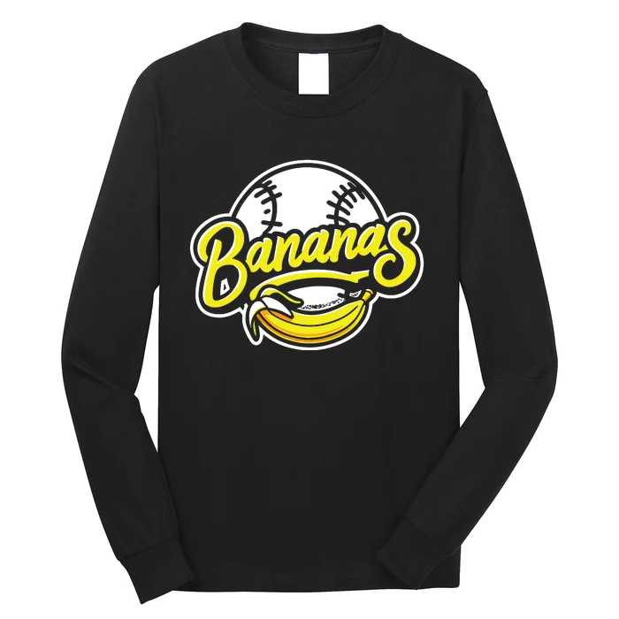 Funny Lets Go Bananas Long Sleeve Shirt