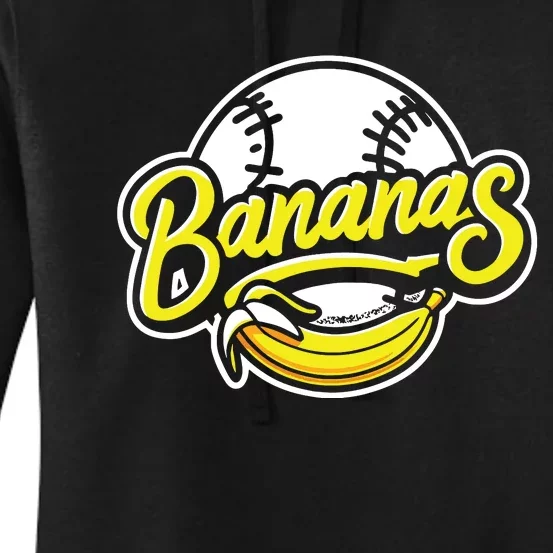 Funny Lets Go Bananas Women's Pullover Hoodie