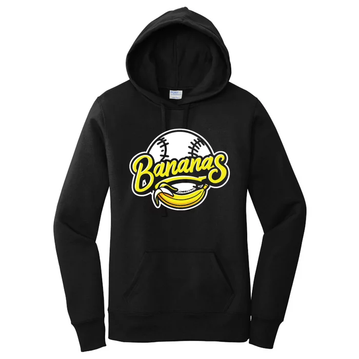 Funny Lets Go Bananas Women's Pullover Hoodie