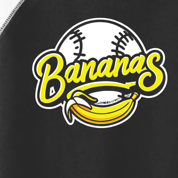 Funny Lets Go Bananas Toddler Fine Jersey T-Shirt