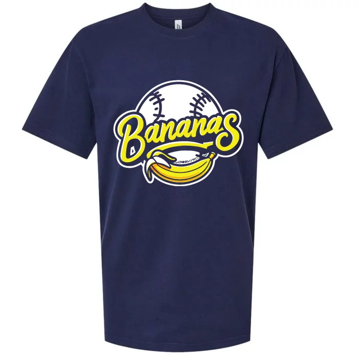 Funny Lets Go Bananas Sueded Cloud Jersey T-Shirt