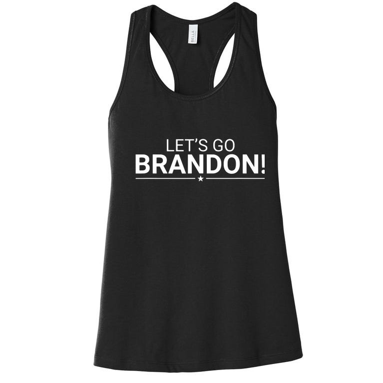Funny Let's Go Brandon Conservative Women's Racerback Tank
