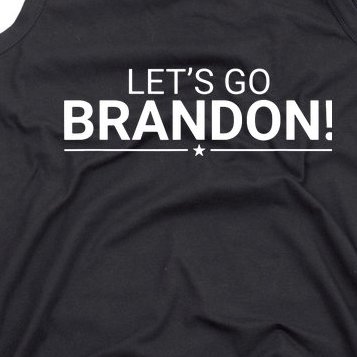 Funny Let's Go Brandon Conservative Tank Top