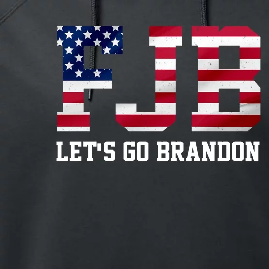 FJB Let's Go Brandon Biden Chant Funny Performance Fleece Hoodie