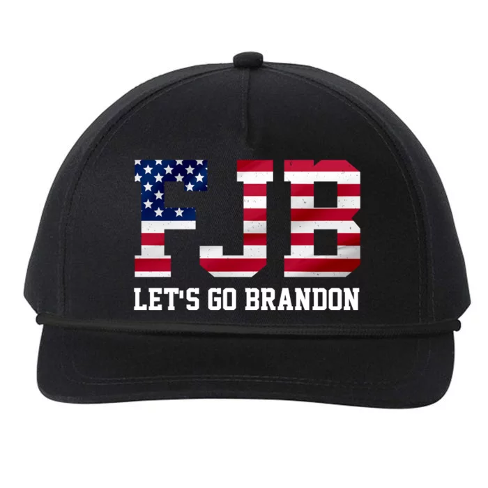 FJB Let's Go Brandon Biden Chant Funny Snapback Five-Panel Rope Hat