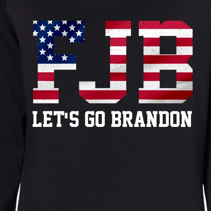 FJB Let's Go Brandon Biden Chant Funny Womens California Wash Sweatshirt