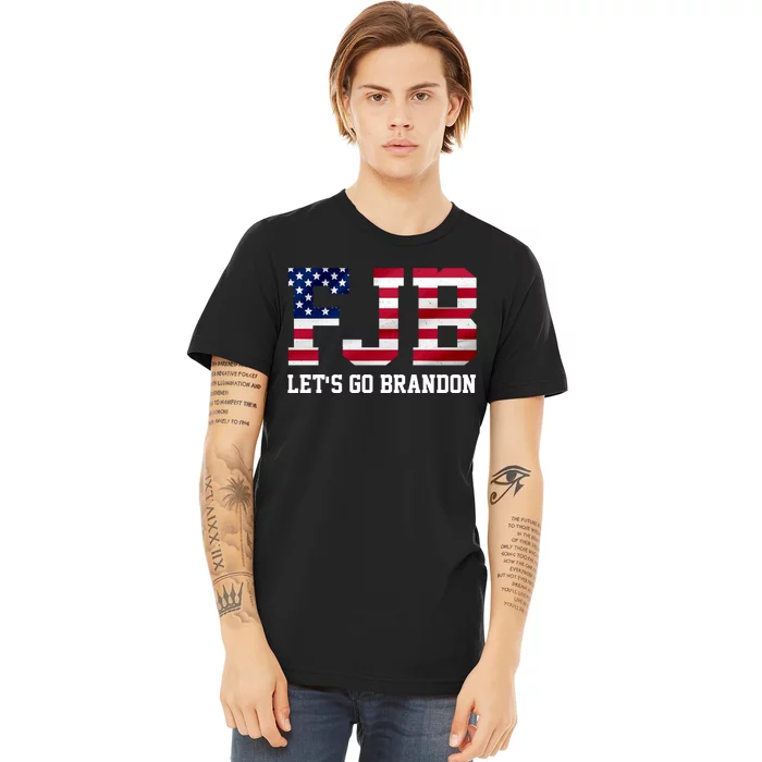 FJB Let's Go Brandon Biden Chant Funny Premium T-Shirt