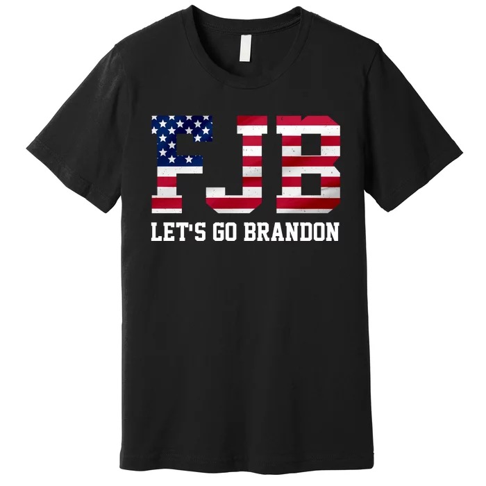 FJB Let's Go Brandon Biden Chant Funny Premium T-Shirt