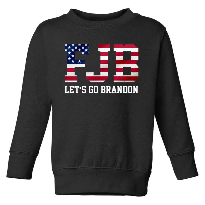 FJB Let's Go Brandon Biden Chant Funny Toddler Sweatshirt