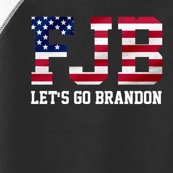 FJB Let's Go Brandon Biden Chant Funny Toddler Fine Jersey T-Shirt