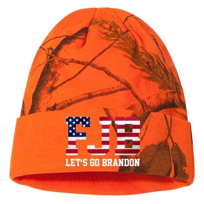 FJB Let's Go Brandon Biden Chant Funny Kati - 12in Camo Beanie