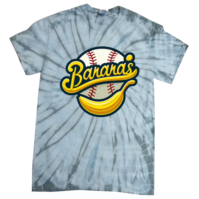 Funny LetS Go Bananas Tie-Dye T-Shirt