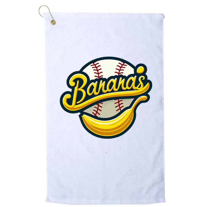 Funny LetS Go Bananas Platinum Collection Golf Towel