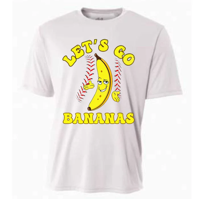 Funny Lets Go Bananas Cute Banana Cooling Performance Crew T-Shirt