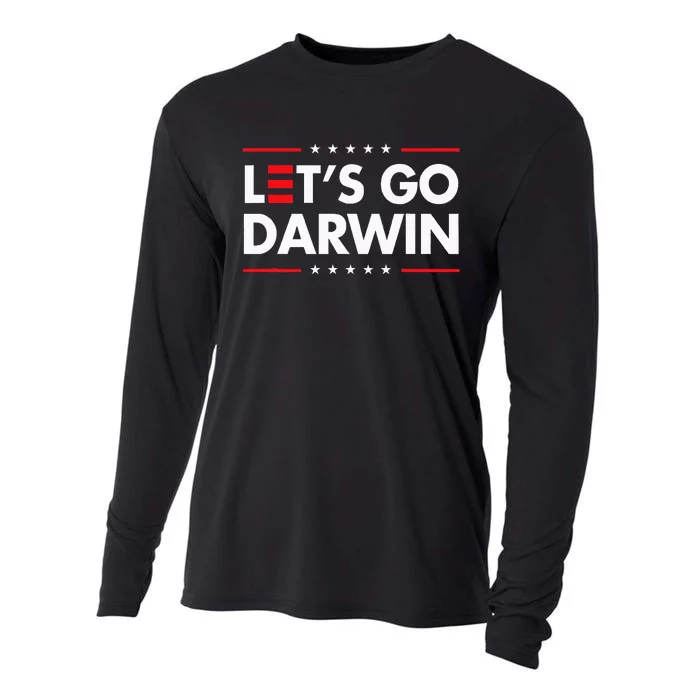 Funny LetS Go Darwin Charles Darwin Cooling Performance Long Sleeve Crew