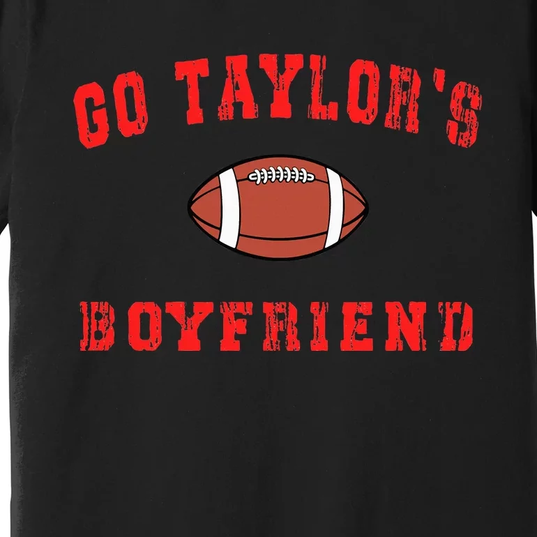 Football Love Go T.aylor's Personalized Name Design Premium T-Shirt