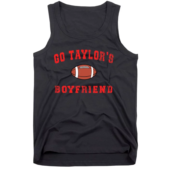 Football Love Go T.aylor's Personalized Name Design Tank Top