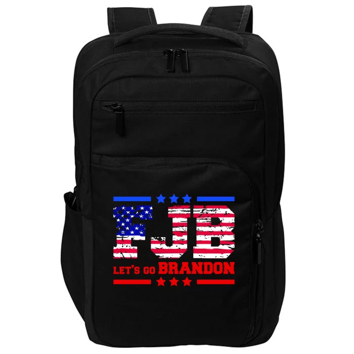 FBJ Lets Go Brandon USA Flag LGB United States Impact Tech Backpack