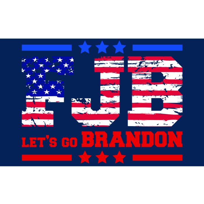 FBJ Lets Go Brandon USA Flag LGB United States Bumper Sticker