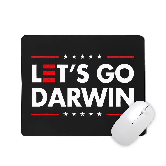 Funny LetS Go Darwin Charles Darwin Mousepad