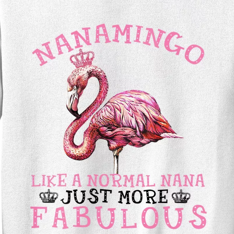 Flamingo Lover Grandma Mom Yayamingo Like A Normal Yaya Sweatshirt