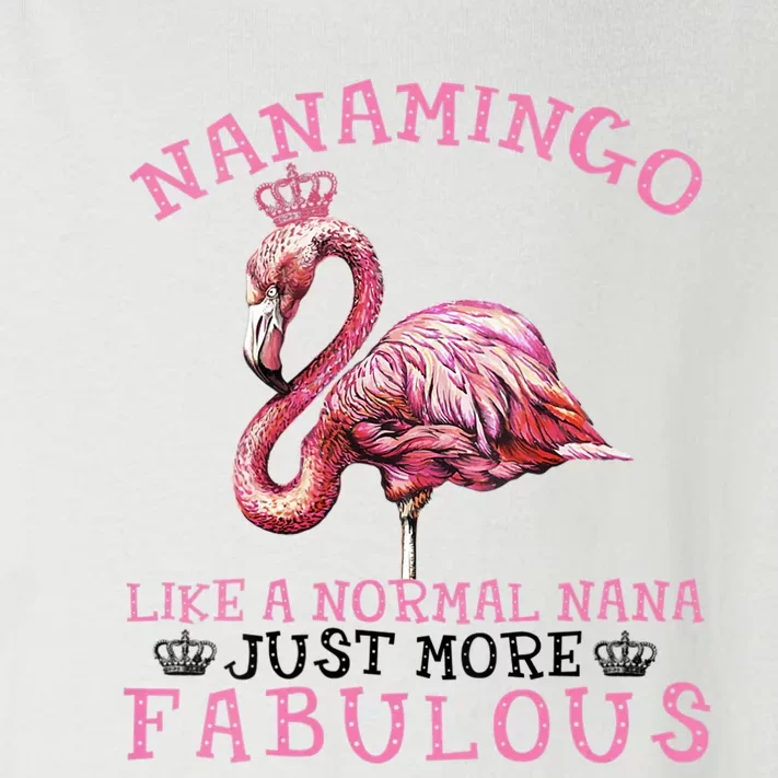 Flamingo Lover Grandma Mom Yayamingo Like A Normal Yaya Toddler Long Sleeve Shirt