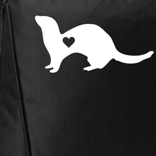 Ferret Lover Gift Ferret Pet Owner City Backpack