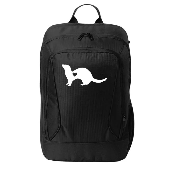 Ferret Lover Gift Ferret Pet Owner City Backpack