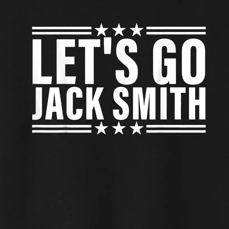 Funny LETS GO JACK SMITH Women's Crop Top Tee