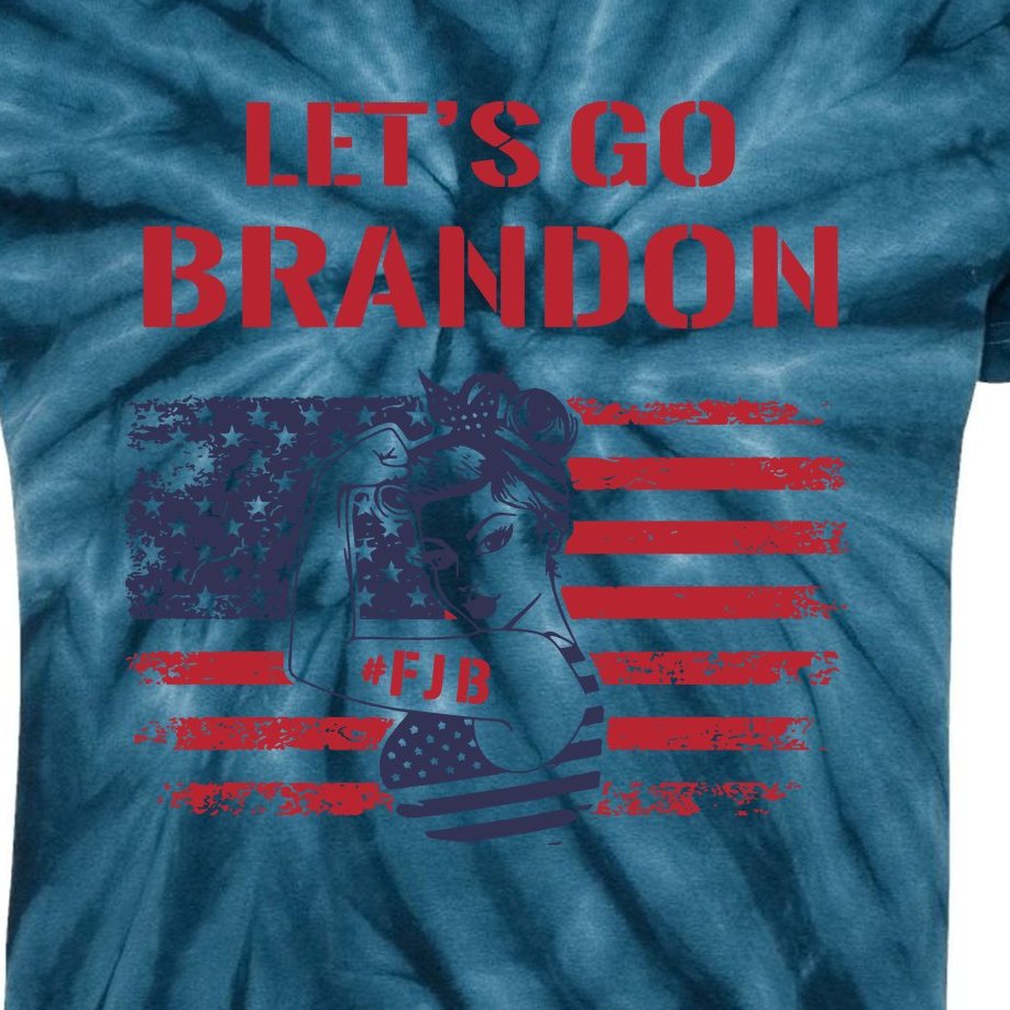 FJB Let’s Go Brandon, Lets Go Brandon Kids Tie-Dye T-Shirt