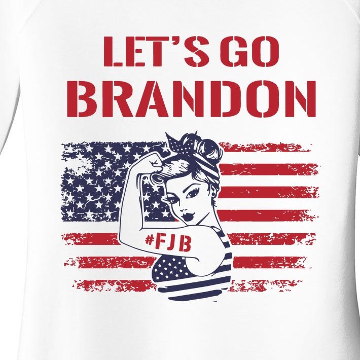 FJB Let’s Go Brandon, Lets Go Brandon Women’s Perfect Tri Tunic Long Sleeve Shirt