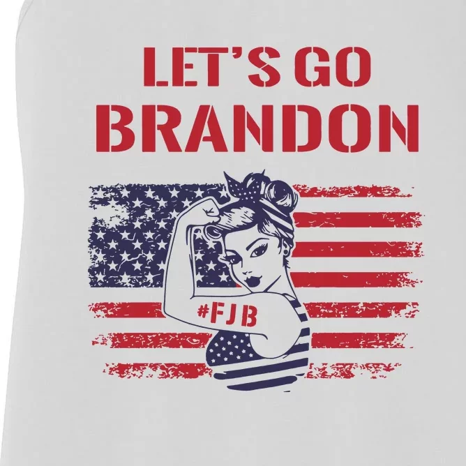 FJB Let’s Go Brandon, Lets Go Brandon Women's Racerback Tank