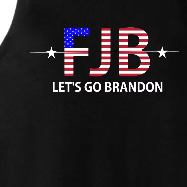 FJB Let's Go Brandon Ladies Tri-Blend Wicking Tank